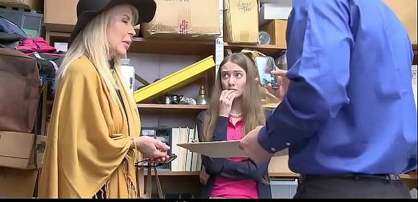  Grand Daughter and Grandma Get Caught Shoplifting